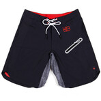 Rhino Swim Trunks // Black + Red (S)