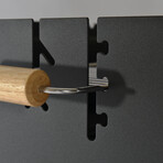 Portable Folding Black Steel Charcoal Barbeque