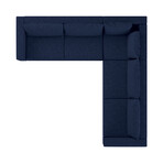 Dynamic Sofa // Large L Sectional (Gray)