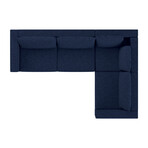 Dynamic Sofa // Small L Sectional (Gray)