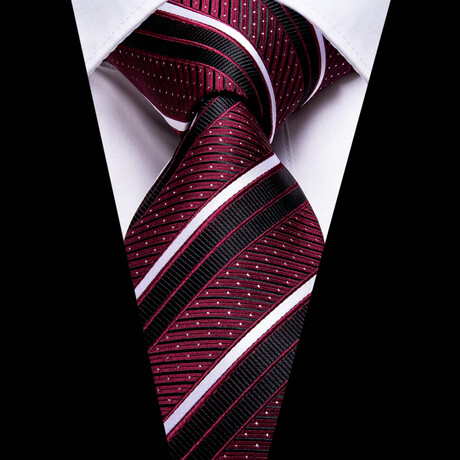 Handmade Silk Tie // Burgundy