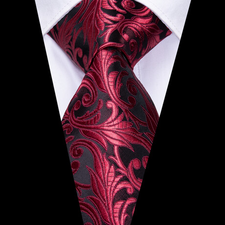 Handmade Silk Tie // Maroon