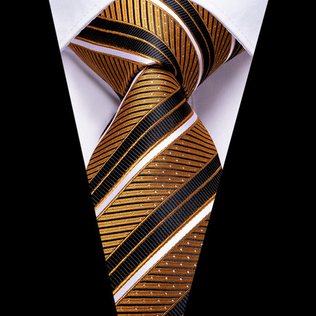andmade Silk Tie // Bronze