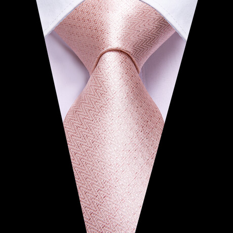 Wolfe Handmade Silk Tie // Soft Pink