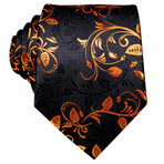 Augustus Handmade Silk Tie // Black
