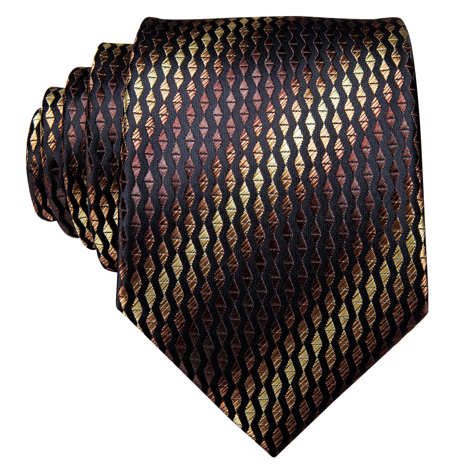 Handmade Silk Tie // Black + Brown - Mondieu Ltd. - Touch of Modern