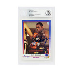 Iran Barkley // Signed 1991 Kayo Boxing Trading Card #67 (Beckett Encapsulated)