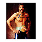 Ken Norton // "Boxing Pose With Belt" // Signed Photo 8x10