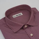 Presidio Slim Fit Shirt // Claret Red (Small)