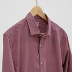 Presidio Slim Fit Shirt // Claret Red (Small)
