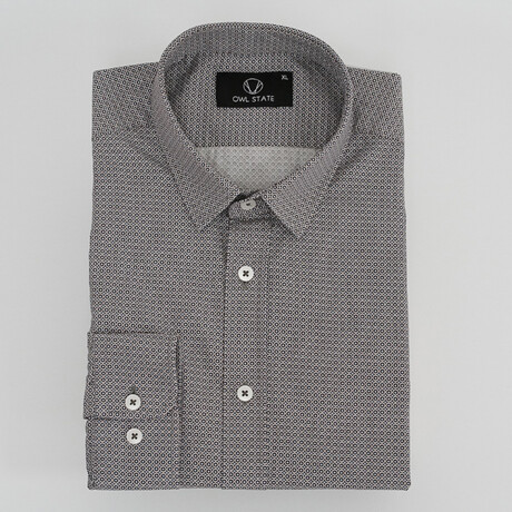 Positano Slim Fit Shirt // Brown (Small)