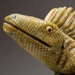 Genuine Polished Hand Carved Serpentine Lizard