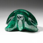 Genuine Polished Hand Carved Malachite Turtle