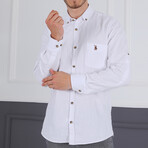 Domenico Button Down Shirt // White (Small)