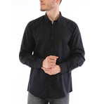 Giulio Button Down Shirt // Black (Small)