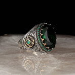 Chic Green Gemstone Ring (5)