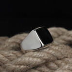Modern Design Black Stone Ring (6)