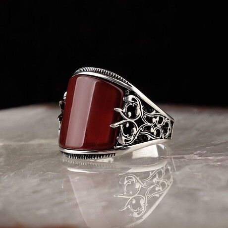 Curved Agate Ring (5)