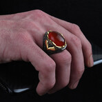 Red Agate Ring (6.5)