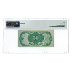 Fifty-Cent Banknote // Fractional Currency // Fifth Issue (1874 to 1876) // PMG Certified About Uncirculated 50 Condition