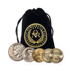United States Modern Dollar Coin Collection // Set of 5 // Deluxe Collector's Pouch