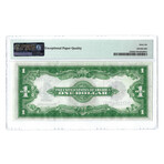 1923 $1 Large Size Silver Certificate // PMG Certified Gem Uncirculated 66 EPQ Condition