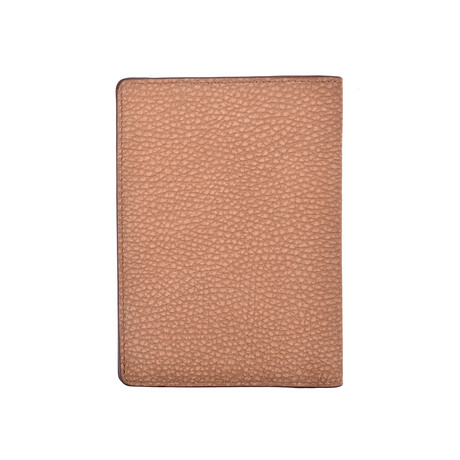 Brunello Cucinelli // Passport + Document Holder // Brown + Beige