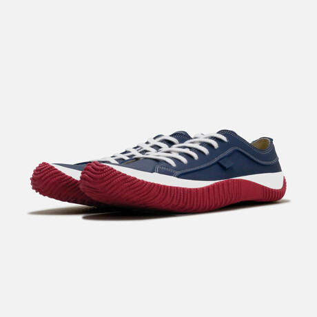 101 Sneaker // Navy + Red (US: 4)