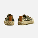 160 Sneaker // Beige + Green (US: 5.5)