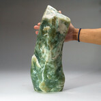 Genuine Polished Green Jade Freeform // 18.5 lb