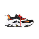 Antonio Sock Sneakers // White + Black (Euro: 43)