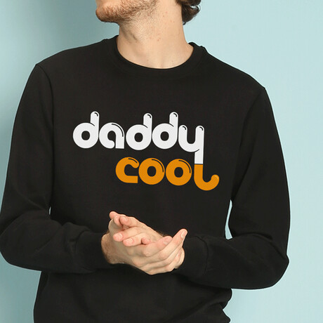 Daddy Cool Sweatshirt // Black (X-Small)