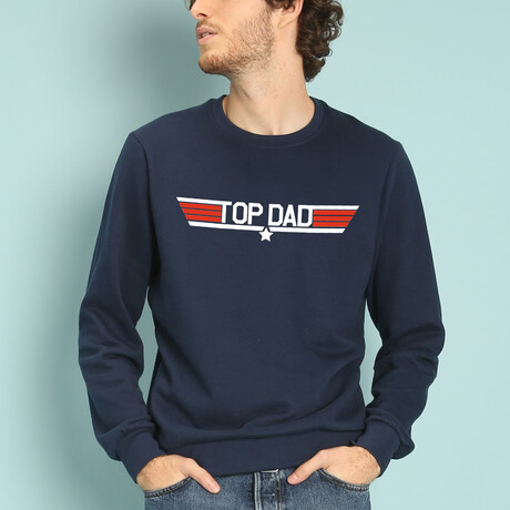 Top Dad Sweatshirt // Navy (Small)