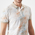 Derecha Polo Shirt // Beige (Small)