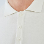 Elios Knit Polo // Ecru (Small)
