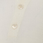 Elios Knit Polo // Ecru (Small)