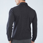 Charles Long Sleeve Polo Shirt // Black (Small)