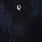 Emilio Button Up Shirt // Navy (Small)