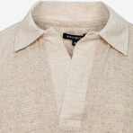 Gioran Polo Shirt // Ecru (Small)
