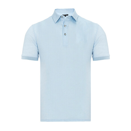 Della Polo Shirt // Blue (Small)