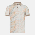 Derecha Polo Shirt // Beige (Small)