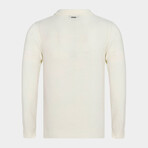 Elios Knit Polo // Ecru (Small)