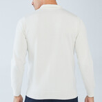 Elios Knit Polo // Ecru (Small)