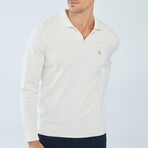Elios Knit Polo // Ecru (Small)