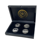 America's Great Presidents // Ronald Regan // 4-Piece Commemorative Silver Medal Collection