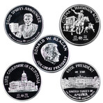 America's Great Presidents // Ronald Regan // 4-Piece Commemorative Silver Medal Collection