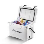 EchoSmile White Rotomolded Cooler // 25qt
