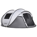 EchoSmile Pop-Up Tent // 4-6 Person // Gray
