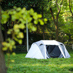 EchoSmile Pop-Up Tent + Rain Fly // 4-6 Person