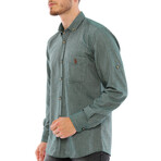 Domenico Button-Up Shirt // Green (Small)